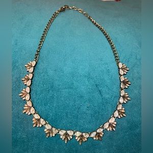 PRICE DROP!! Bauble bar 21 inch brass colored chain necklace worn once!